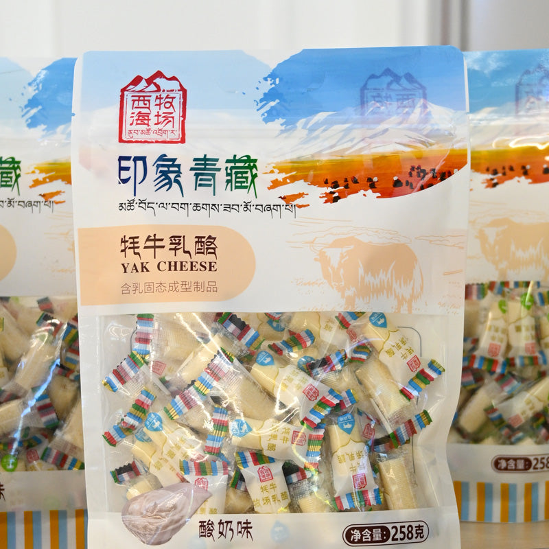Qinghai specialty yak cheese with a yogurt flavor, rich in nutrition and excellent in taste