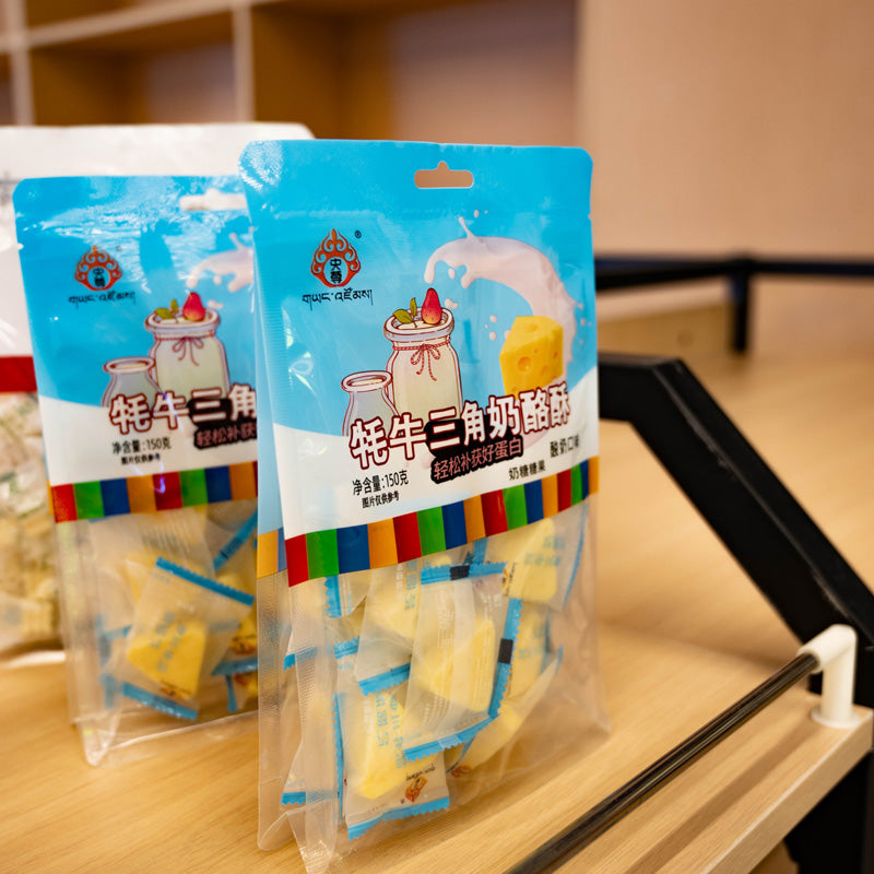 Qinghai specialty Yangzun solid dairy products; multi-flavored cheese crisp 150 grams in individual small packaging