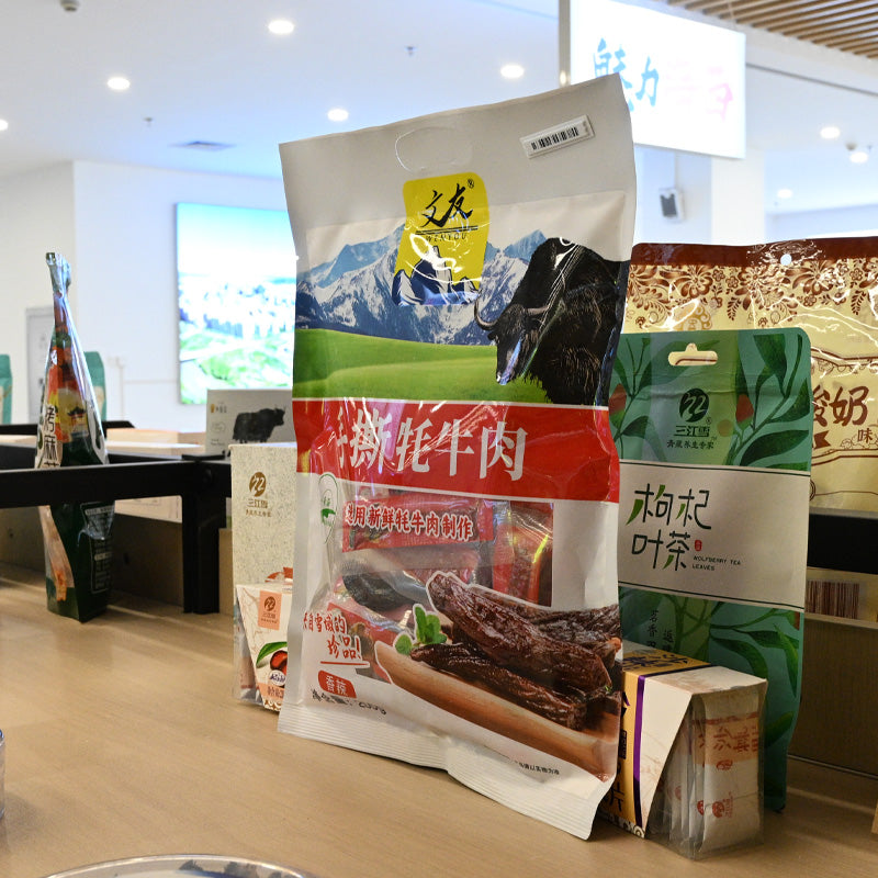 Qinghai specialty Wenyou hand-tear yak beef spicy flavor ready to eat