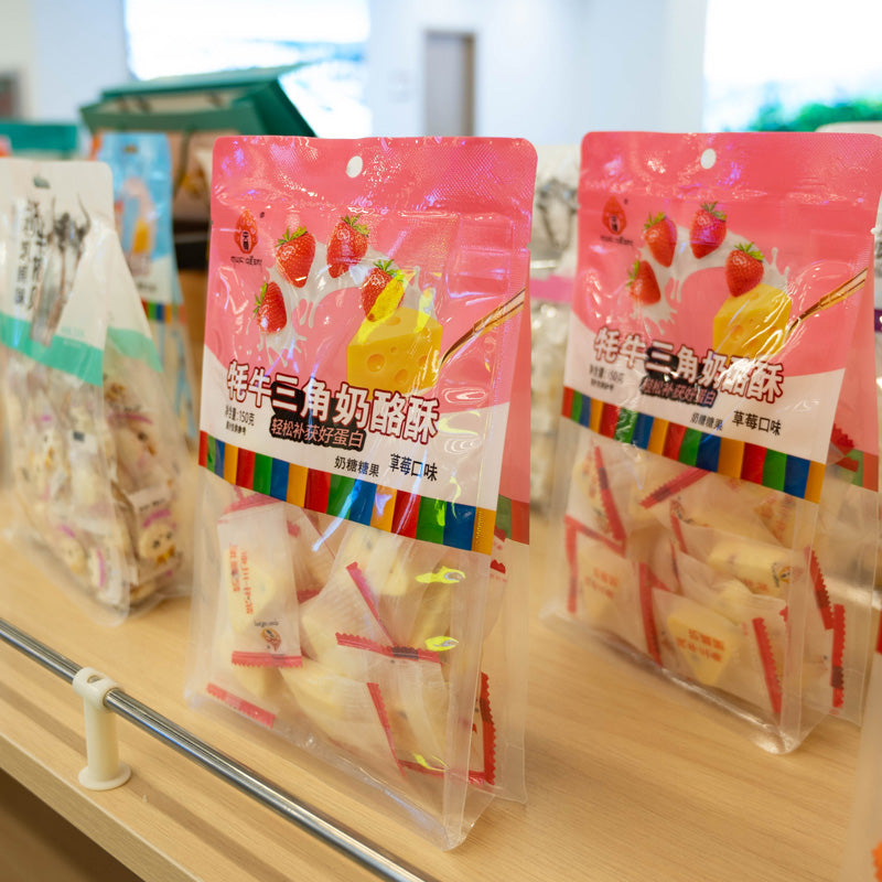 Qinghai specialty Yangzun solid dairy products; multi-flavored cheese crisp 150 grams in individual small packaging