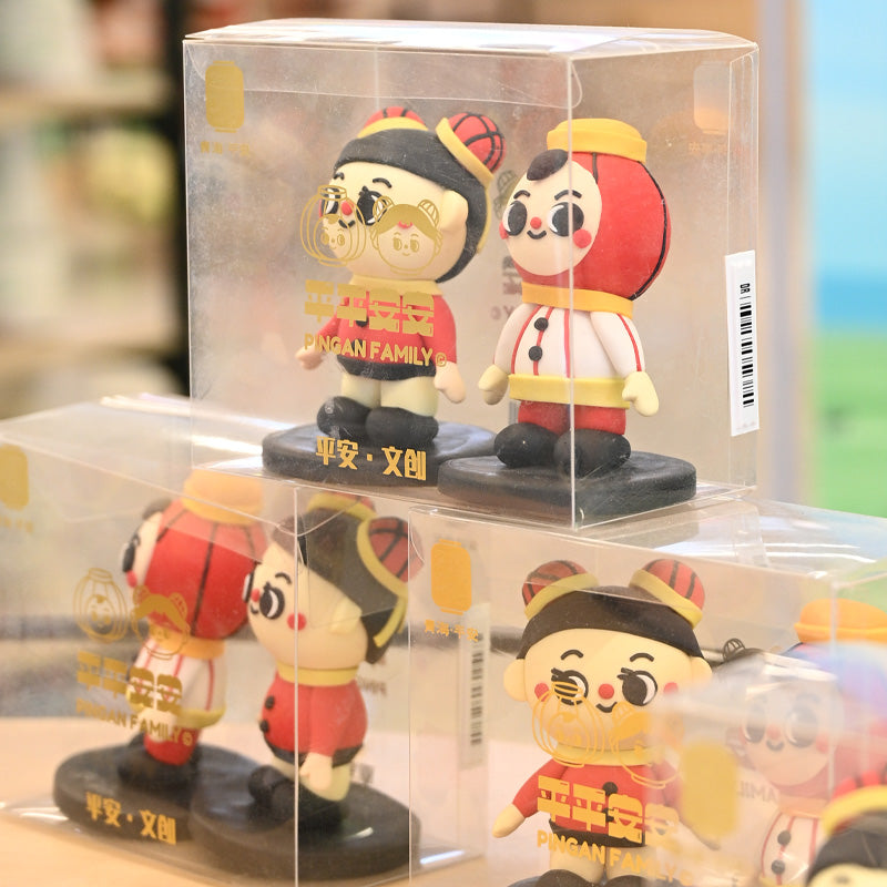 Qinghai specialty; safe and sound clay figurines; safe material