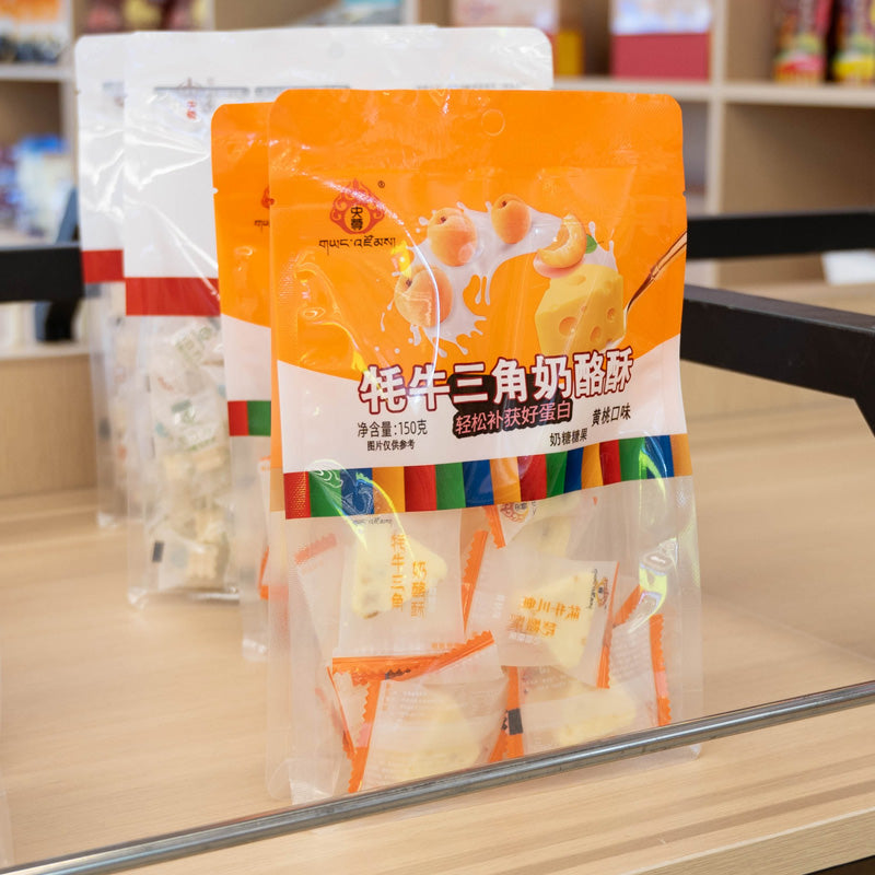 Qinghai specialty Yangzun solid dairy products; multi-flavored cheese crisp 150 grams in individual small packaging