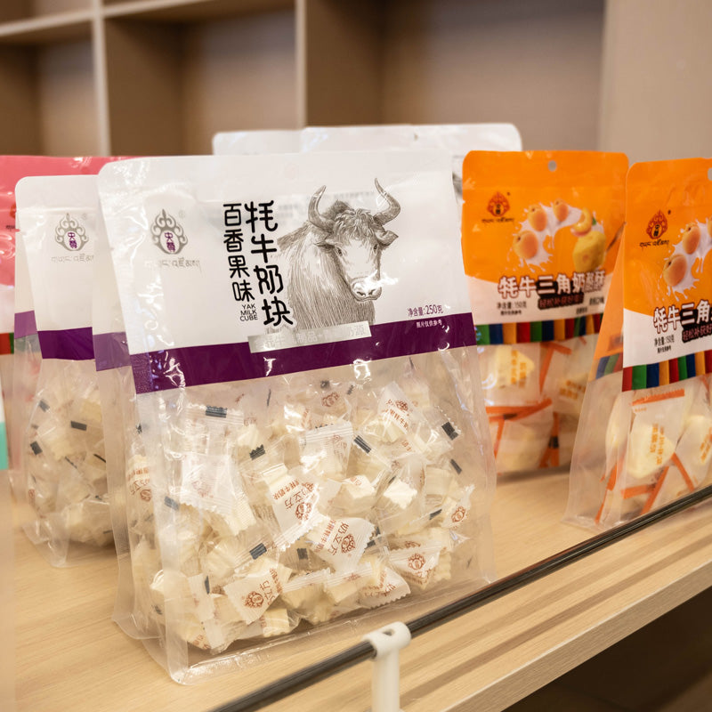 Qinghai specialty Yangzun yak milk bar mixed flavor 250g individual packaging sugar milk snack