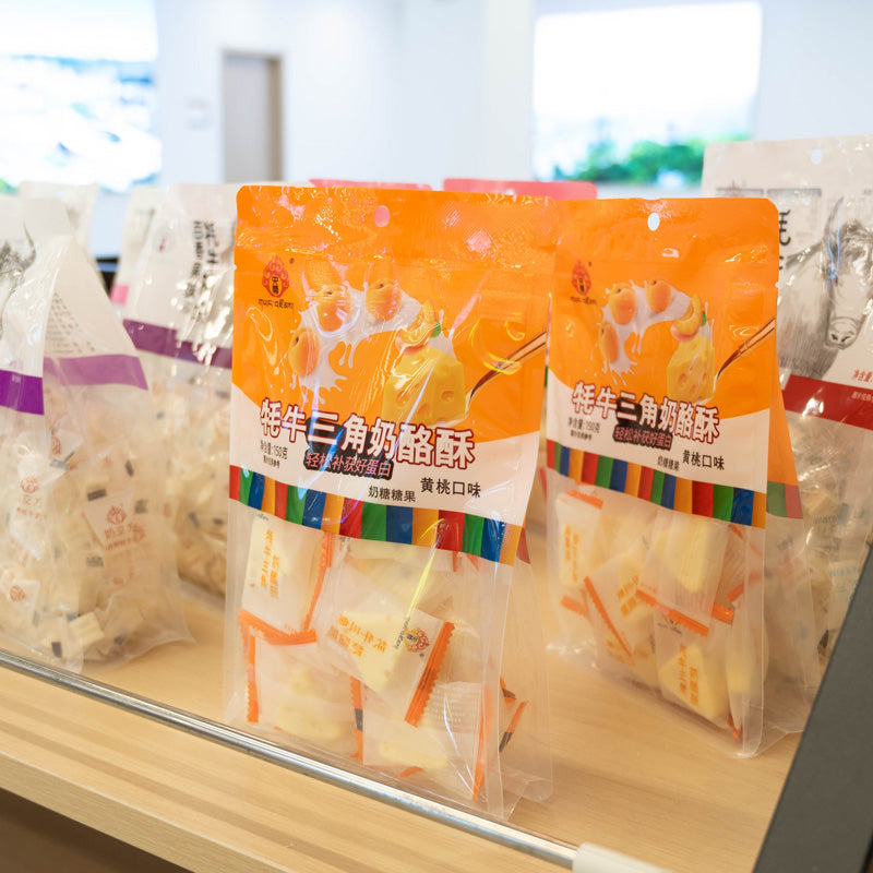 Qinghai specialty Yangzun solid dairy products; multi-flavored cheese crisp 150 grams in individual small packaging