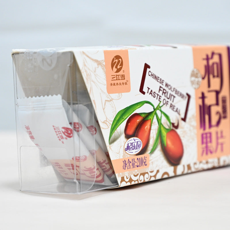 Qinghai specialty; Sanjiang Snow Goji Fruit Piece, rich in nutrition, ready to eat