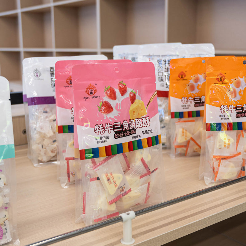 Qinghai specialty Yangzun solid dairy products; multi-flavored cheese crisp 150 grams in individual small packaging