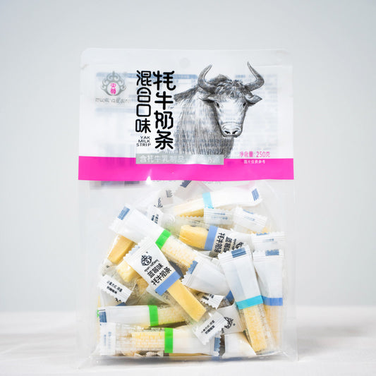 Qinghai specialty Yangzun yak milk bar mixed flavor 250g individual packaging sugar milk snack