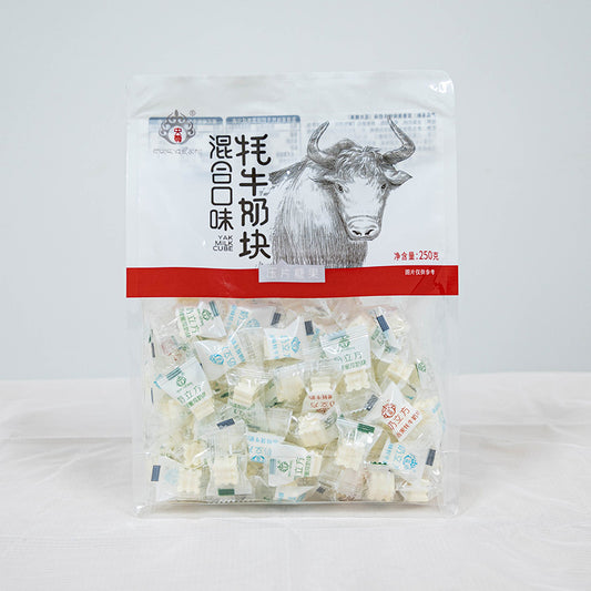 Qinghai specialty Yangzun yak milk block, full of milk fragrance, leisure snack to satisfy the appetite, individual packaging, clean and hygic.