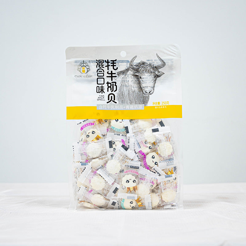 Qinghai specialty Yangzun yak milk shell with rich milk flavor, leisurely and delicious snack, individually packaged, clean and hygienic