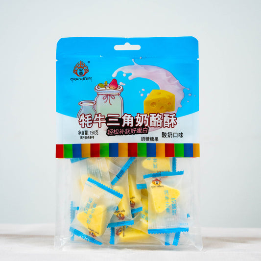 Qinghai specialty Yangzun solid dairy products; multi-flavored cheese crisp 150 grams in individual small packaging
