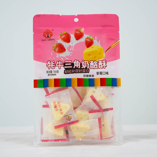 Qinghai specialty Yangzun solid dairy products; multi-flavored cheese crisp 150 grams in individual small packaging