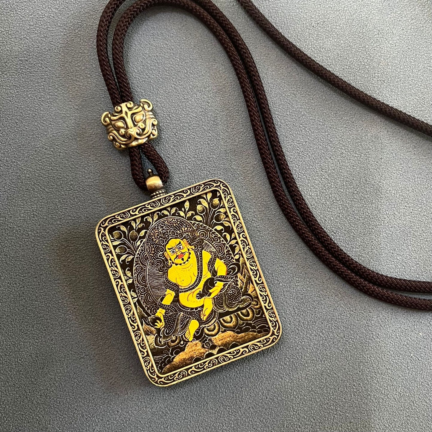 Thangka pendant of the eight guardian gods of the twelve zodiac signs