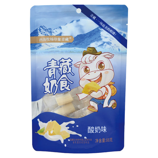 Qinghai specialty yak cheese with fruit particles; yogurt flavor; high protein; anti-fatigue; energy supplement