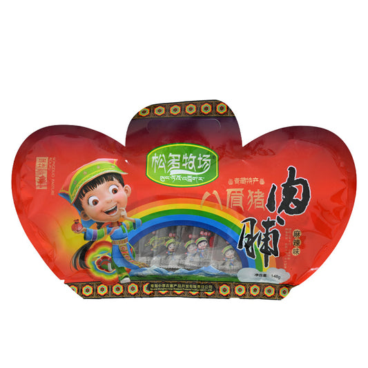 Qinghai specialty; Ba Mei pig; spicy; meat jerky; delicate in taste; meticulously made; rich in nutrition