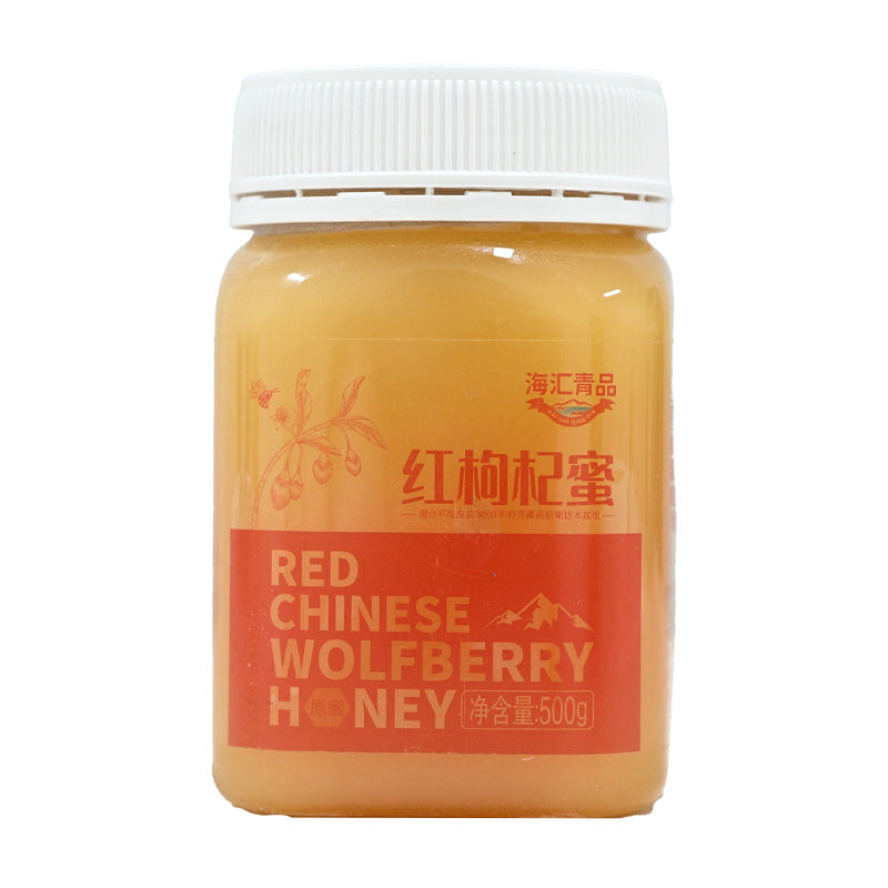Qinghai specialty red goji berry honey 500g rich in nutrition contains a variety of vitamins beauty and skin care unique flavor