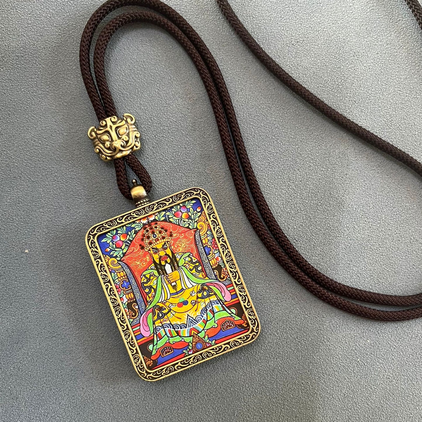 Thangka pendant of the eight guardian gods of the twelve zodiac signs