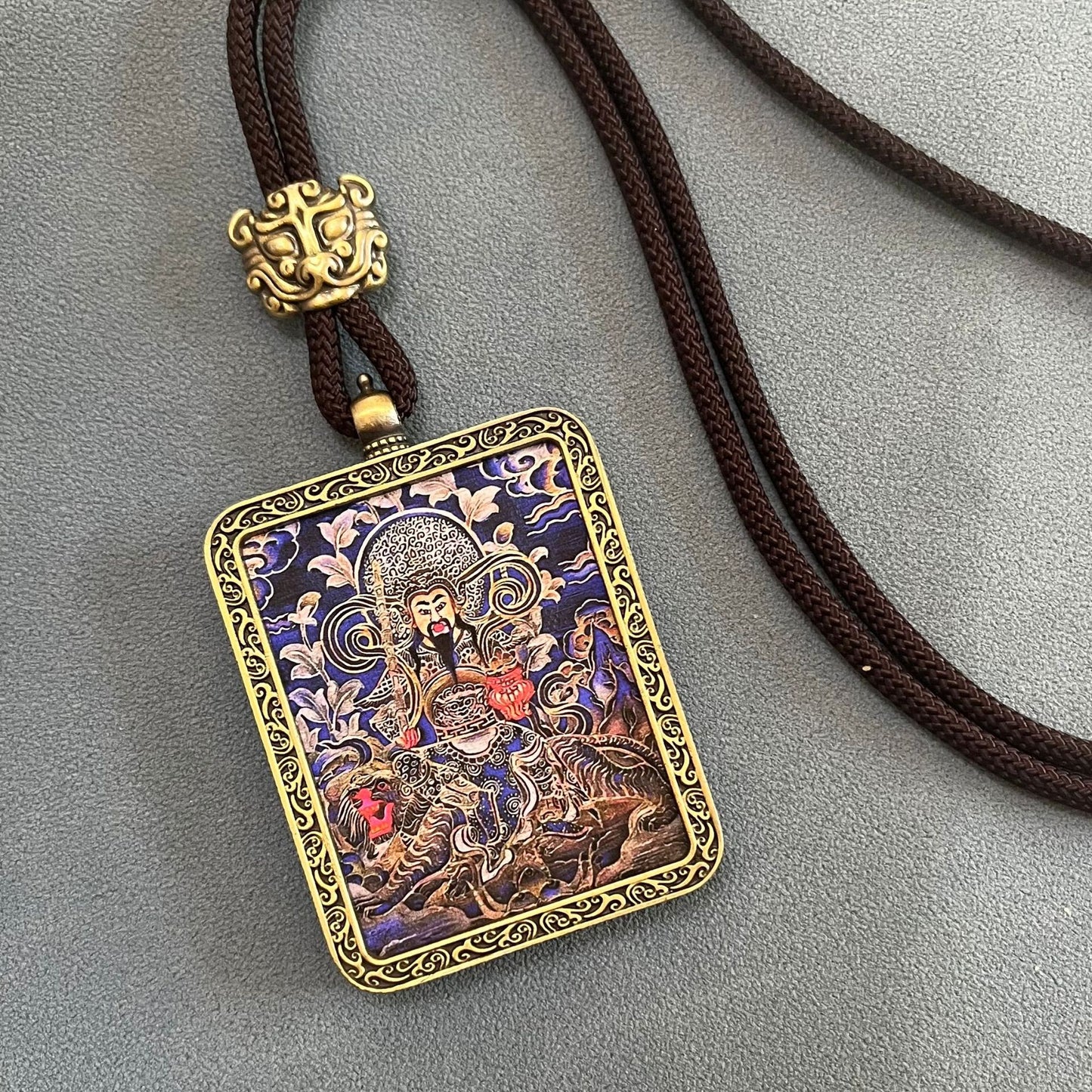 Thangka pendant of the eight guardian gods of the twelve zodiac signs