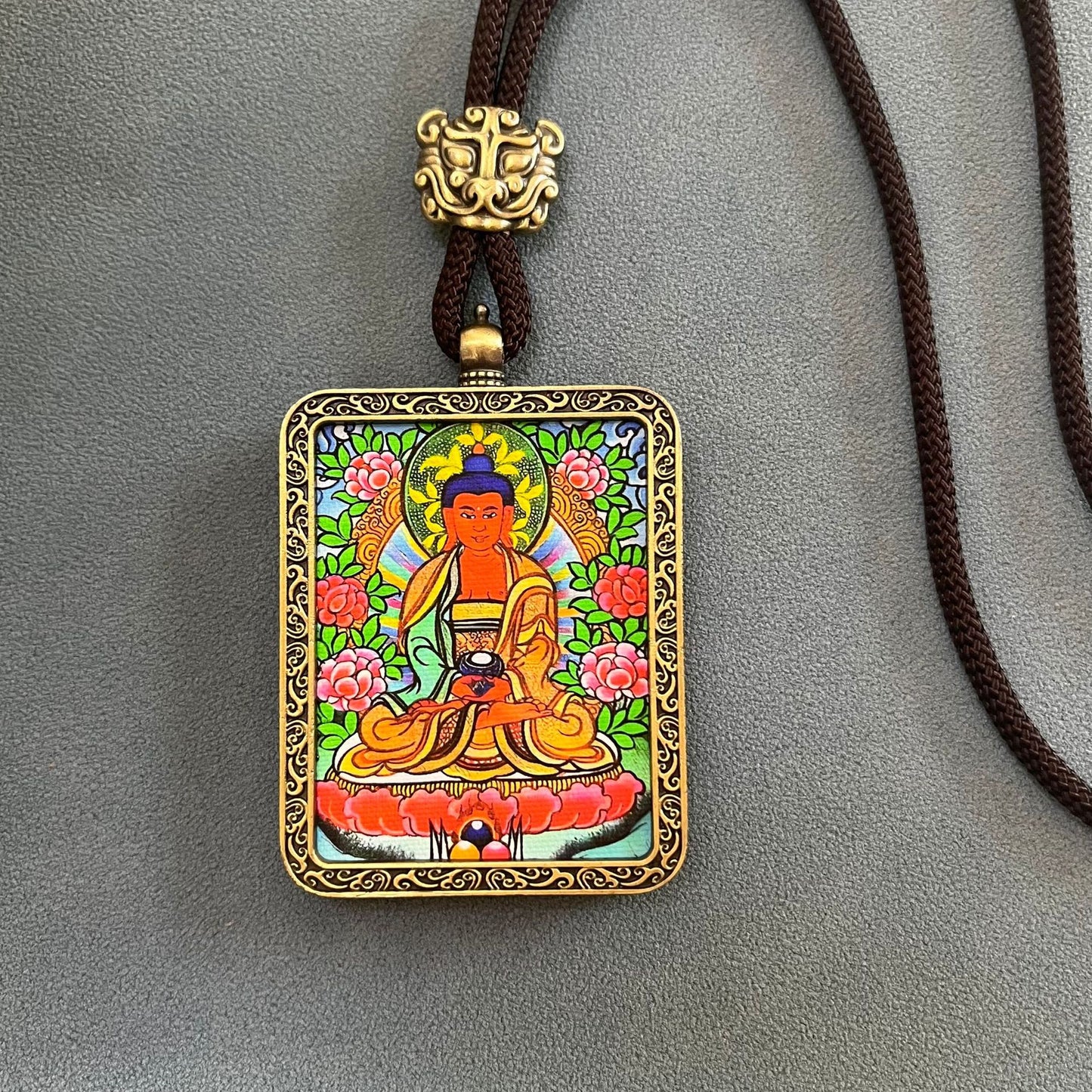 Thangka pendant of the eight guardian gods of the twelve zodiac signs