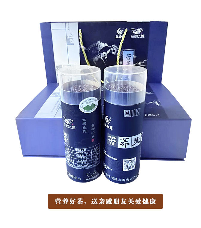 Qinghai specialty, bitter buckwheat tea gift box, can be given as a gift, wheat fragrance is intoxicating, long-lasting and can beed many times, grain drink, natural original flavor