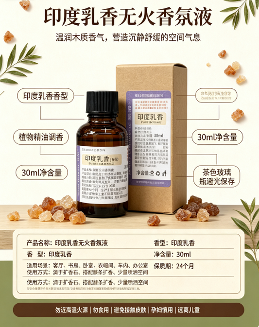 Pure Botanic Indian Frankincense Reed Diffuser Refill