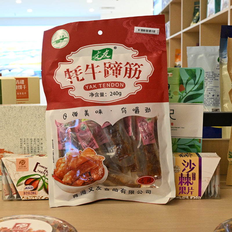 Qinghai specialty Wenyou yak tendon; spicy flavor; ready to eat