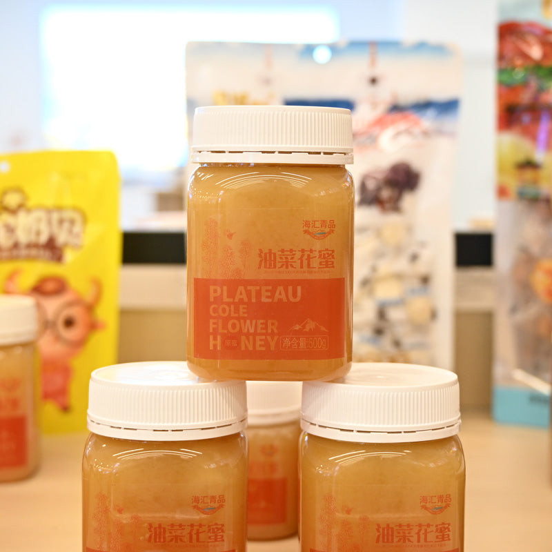 Qinghai specialty rapeseed flower honey 500g rich in nutrition contains a variety of vitamins beauty and skin care unique flavor