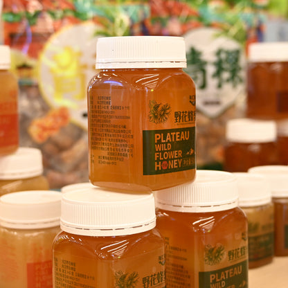 Qinghai specialty wild flower honey 500g rich in nutrition contains a variety of vitamins beauty and skin care unique flavor