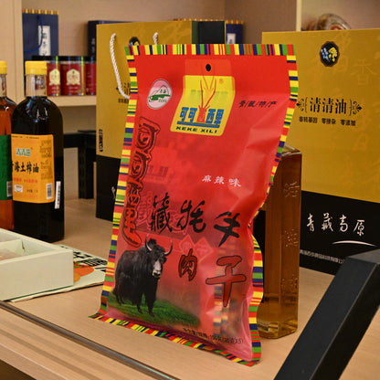 Qinghai specialty; Kekexili Tibetan yak jerky; spicy flavor; ready to eat