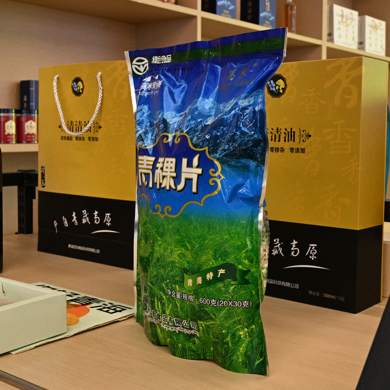 Qinghai specialty; cold-resistant; barley flakes; green food; clean ingredients; rich in nutrients