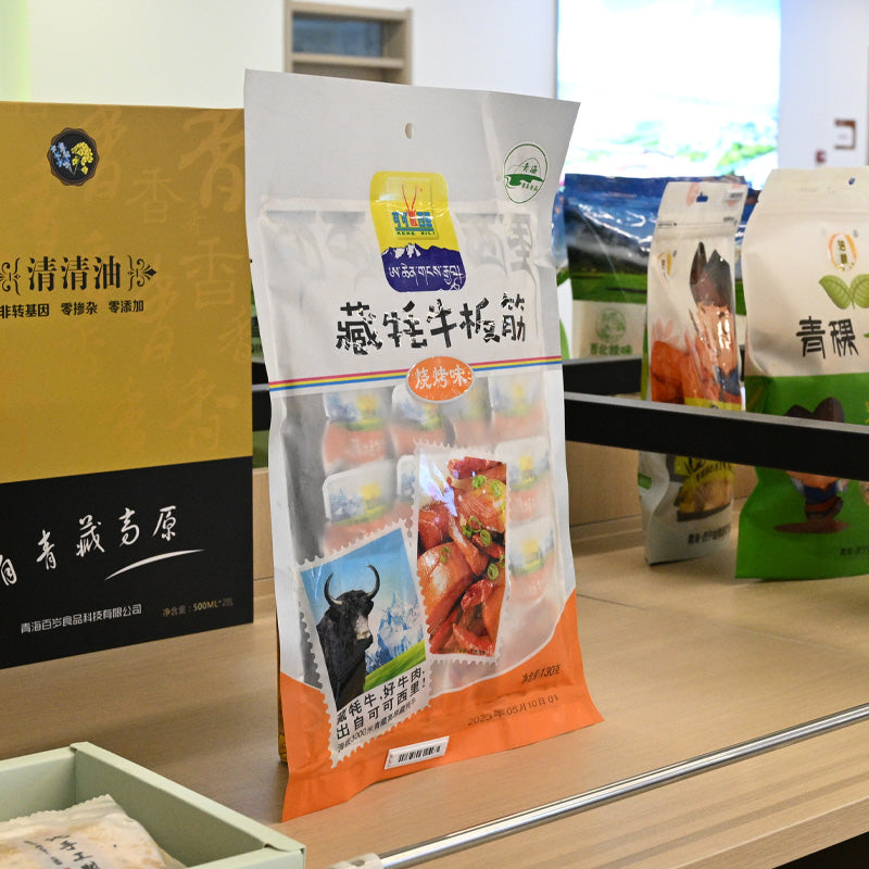 Qinghai specialty; Kekexili Tibetan yak tendon, barbecue flavor; spicy flavor; ready to eat