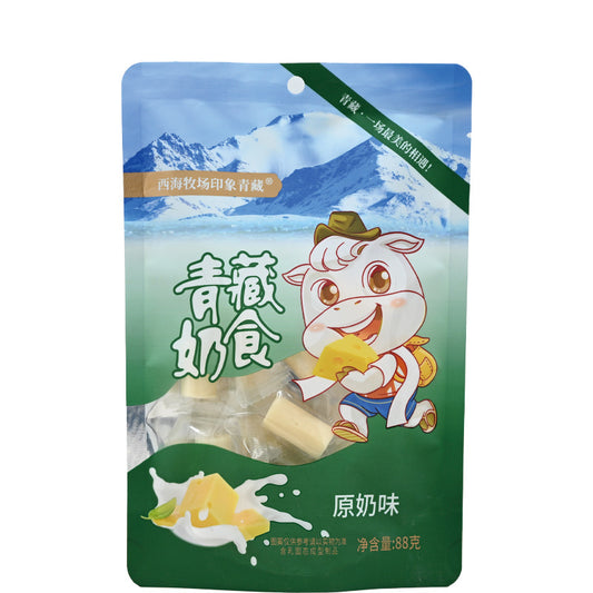 Qinghai specialty yak cheese with fruit particles; original milk flavor; high protein; anti-fatigue; energy supplement