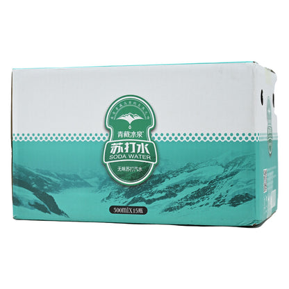 Qinghai specialty; Qinghai-Tibet ice spring; flavorless soda water; pure natural and pollution-free
