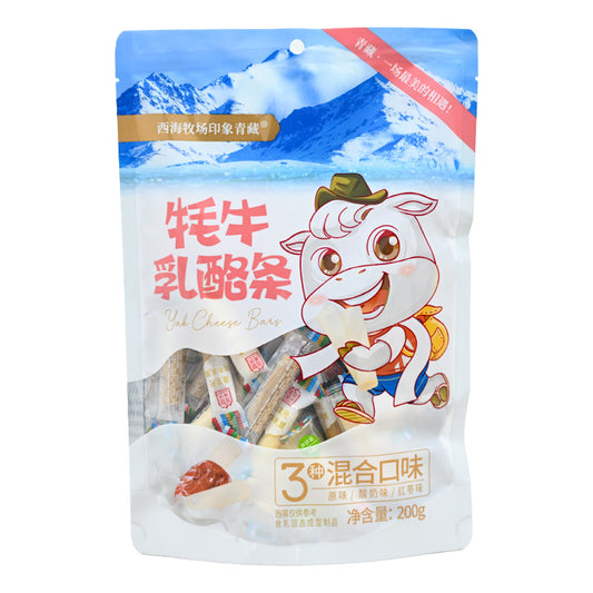 Qinghai specialty yak cheese strips; mixed flavor; plateau feature; unique taste; rich in nutrition