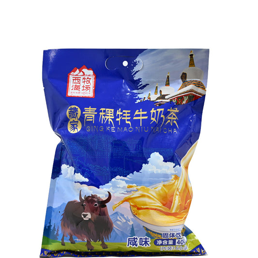 Qinghai specialty; barley; yak milk tea; salty; plateau feature; unique taste; rich in nutrition
