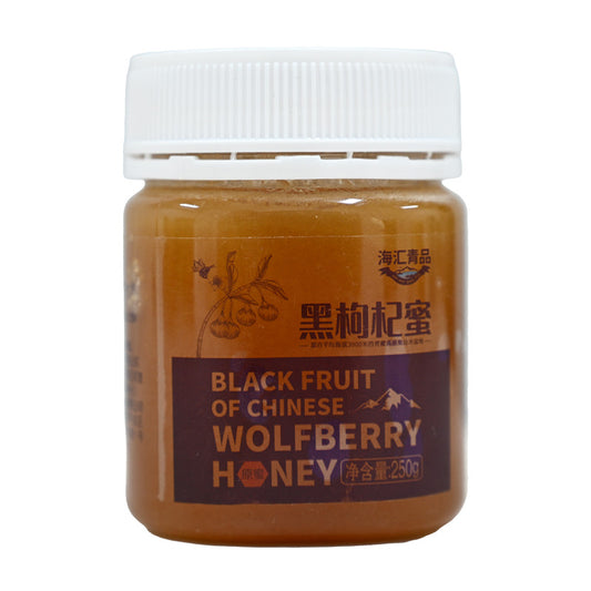 Qinghai specialty black goji berry honey 250g rich in nutrition contains a variety of vitamins beauty and skin care unique flavor