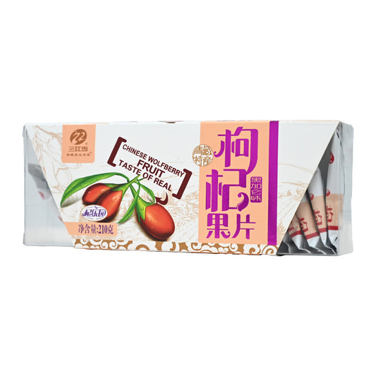 Qinghai specialty; Sanjiang Snow Goji Fruit Piece, rich in nutrition, ready to eat