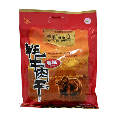 Qinghai specialty: Snowy Tibetan Plateau Yak Jerky, Spicy Flavor, Ready to Eat, Nutrient Rich