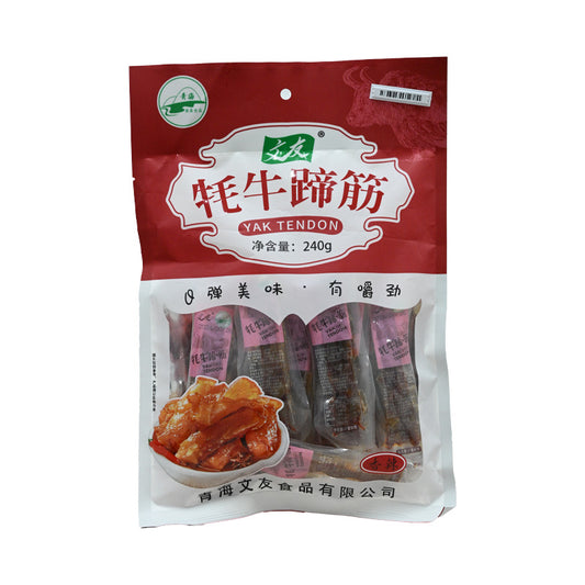 Qinghai specialty Wenyou yak tendon; spicy flavor; ready to eat