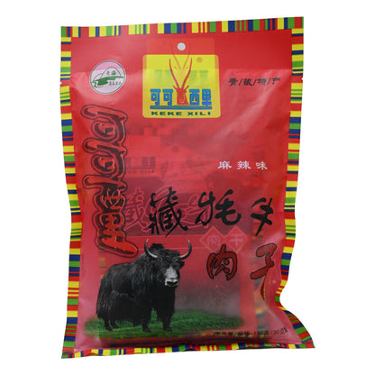 Qinghai specialty; Kekexili Tibetan yak jerky; spicy flavor; ready to eat