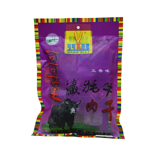 Qinghai specialty; Kekexili Tibetan yak jerky; five-spice flavor; ready to eat