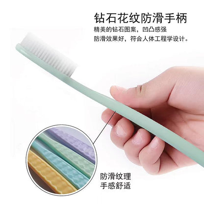 Japan CCOKIO 68-Hole Large Head Toothbrush 4-Pack