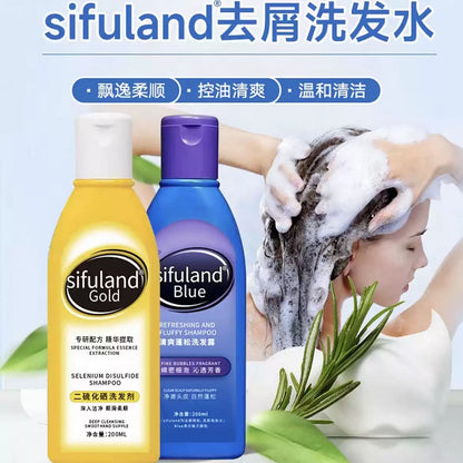 Original Australian Selsun Shampoo, with Selenium Sulfide, Refreshing, Oil Control, Anti-dandruff & Scalp Nourishing, 200ml.   要不要我把这款洗发水不同颜色版本的英文翻译也整理一下？