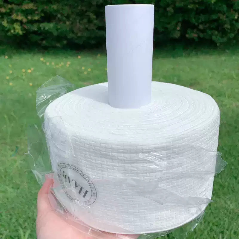 Imported Australian Thickened HAAB Cotton Facial Towels, Disposable Soft Face Wipes, Makeup Remover, Roll Type