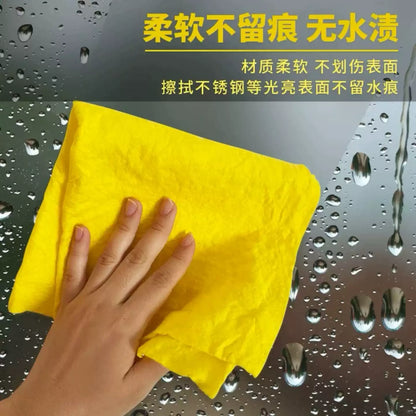 German DM Scouring Pad | Oil-proof Kitchen Dish Cloth, Water-absorbent Sponge Wipe, Dual-sided Cleaning Cloth for Kitchen & Car Glass