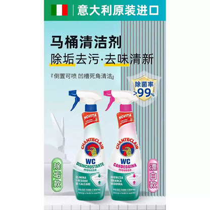 Chanteclair Toilet Cleaner Foam Mousse, Deodorizing & Urine Scale Remover