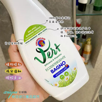 Italian Chanteclair Tile Cleaner, Limescale Remover for Bathroom, Stainless Steel Faucets
