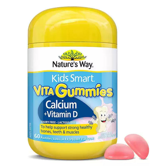 Nature's Way Kids Multivitamin & Calcium Vitamin D Gummies, 60 Counts