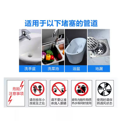 Domol Drain Cleaner & Deodorizer, Unclog Pipes for Kitchen, Bathroom, Toilet & Sink