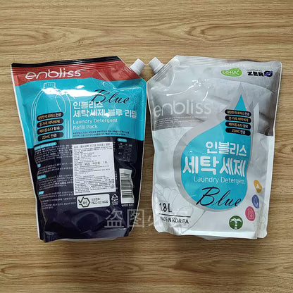 South Korean Imported Enbliss Blue Laundry Detergent, for Cotton, Linen & Nylon, Refill Pouch & Bucket Pack   需要我把这类跨境洗护产品的**英文标题模板**整理成一份可直接复制的清单吗？