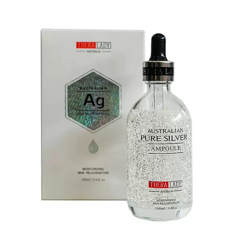 Australian Thera Lady 24K Gold Ampoule, Firming & Rejuvenating; Silver Ampoule, Moisturizing & Repairing.